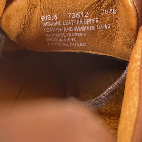 Timberland 73512 Men’s 9-9.5 Brown Leather Smart Comfort Oxfords Shoe Waterproof - Picture 9 of 9